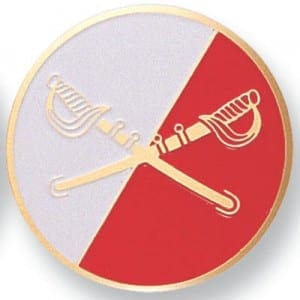Cavalry Crossed Sabres Emblem